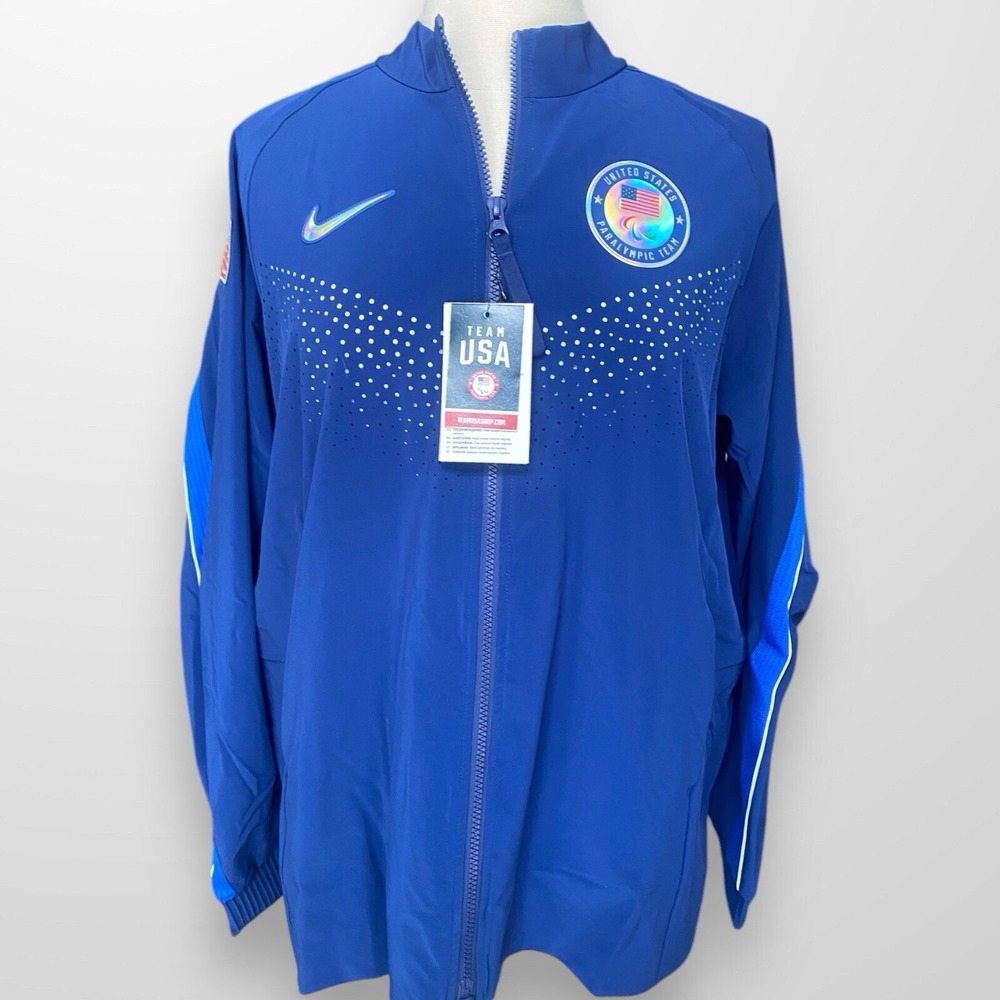 Team USA Nike Paris 2024 Paralympic Olympic Podium Jacket L‎ NEW